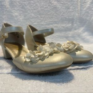 Smartfit Heels with Flower Accent and Pearls